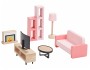 2Kids Toys Sada nábytku s rodinou 5 v 1