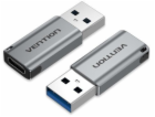 Vention CDPH0 kabelová redukce USB A USB C Šedá
