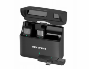 Sada 2 mikrofonů Vention USB-C + nabíjecí pouzdro