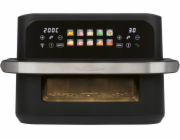 ProfiCook PC-FR 1313 H Dvojitý 10 l Samostatné 2400 W Horkovzdušná fritéza Černá, Nerezová ocel