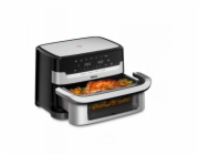 Tefal Dual Easy Fry Flex EY922D 9 l Samostatné Horkovzdušná fritéza Černá, Nerezová ocel
