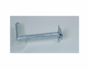 Držák antény na stožár s vinklem, žárový zinek, délka 35cm