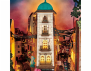 RoboTime 3D skládačka Zarážka na knihy Miniatura domečku Městská ulice