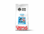 JOHN DOG Good Form Puppy Chicken with beef - suché krmivo pro psy - 12 kg