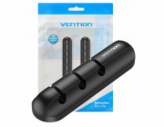 5-portový organizér kabelů Vention 2 ks černý
