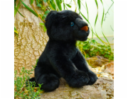 Rappa Plyšový černý panter sedící 23 cm ECO-FRIENDLY