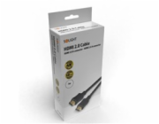 BAZAR - Solight HDMI kabel s Ethernetem, HDMI 2.0 A konektor - HDMI 2.0 A konektor, blistr, 3m - Poškozený obal (Komplet