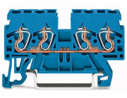 WAGO 4-WIRE Rail Connector 2,5mm2 Blue (870-834)