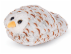 Pantofel Cozy Noxxiez CS914 Sněžná sova - hřejivý plyšový 