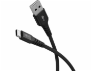 goobay Supersoft USB 2.0, zástrčka USB-A > zástrčka USB-C opletený kabel