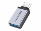 Adaptér USB-C na USB 3.0 Lention (stříbrný)