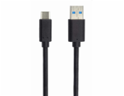 PremiumCord kabel USB-C - USB 3.0 A (USB 3.2 gen2, 3A, 10Gbit/s) 2m