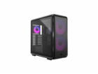 Cooler Master case MasterFrame 600 Mesh Black ARGB, Průhl...