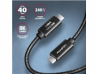 AXAGON BUCM4X-CM05AB NewGEN+ kabel USB-C <-> USB-C, 0.5m,...