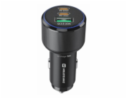 Swissten  Cl Adaptér 2x USB-C PD + USB-A, 95W Černý