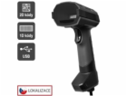 Virtuos CCD 2D průmyslová čtečka HT-857, USB, tmavě šedá