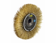 Fartools Mosazný drátěný kartáč šířka 20 mm Průměr 120 MM, otvor 20 MM, tloušťka 20 MM,  110898