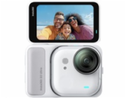 Insta360 GO Ultra miniaturní akční kamera, 4K Ultra HD, 60fps, magnetický systém uchycení, bílá
