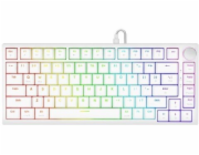 Savio ASTRAL WHITE JADE klávesnice Hraní USB QWERTY US Mezinárodní Bílá