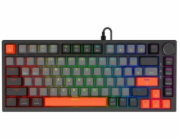 Savio ASTRAL BLACK JADE 3 COLOURS klávesnice Hraní USB QWERTY US Mezinárodní Černá