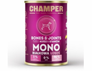 CHAMPER Bones & Joints Monoprotein Salmon - vlhké krmivo pro psy - 400g