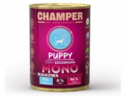 CHAMPER Puppy Monoprotein Beef - vlhké krmivo pro psy - 400g