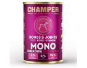 CHAMPER Bones & Joints Monoprotein Beef - vlhké krmivo pro psy - 400g