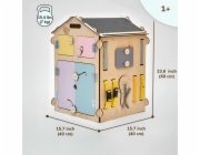 BusyKids Activity board Domeček pastelový