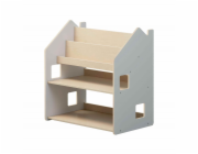 BusyKids Police na hračky a knihy bílá