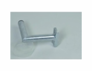 Držák antény na stožár, žárový zinek, délka 20cm