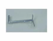 Držák antény na zeď, tvar T se vzpěrou, žárový zinek, délka 50cm