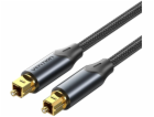 Kabel audio optyczny Vention w oplocie z aluminiowym złąc...