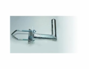 Držák antény na stožár do průměru 150mm s vinklem, žárový zinek, délka 20cm