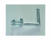 Držák antény na stožár mini, žárový zinek, délka 20cm