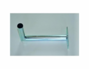 Držák antény na zeď - otočený, galvanický zinek, délka 25cm