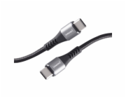 INTENSO C315C, Kábel USB-C/USB-C, 1,5m, čierny