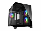 COUGAR PC skříň FV150 RGB Black Mini tower