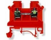 WAGO 3-WIRE Rail Connector 2,5mm2 červená (280-653)