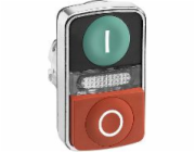 Schneider Electric Double Green/Red O-I Tlačítko se sebekontrolou (ZB4BW7L3741)
