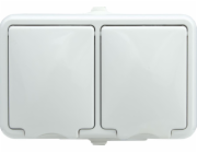 Kos Hydro Line Double Hermetic Nest Z/U 16A IP44 s FLAP FULL (120436)