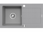 Pyramis Dřez Sink Granitový dřez Next 76x44 1B1D Šedý beton