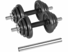 REBEL ACTIVE Nastavitelné činky v kufříku 20 kg s tyčí