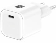 Techly Nabíječka GaN USB-C 65W PD3.0 PPS do zásuvky, bílá