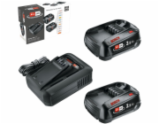 Bosch baterie 18V 2x 2,5Ah + rychlonabíječka AL 18V-44 Startovací sada
