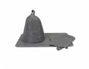 Saunová souprava FLAMMIFERA (pasenka/klobouk/rukavice)