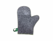 Rukavice do sauny FLAMMIFERA, 27 x 22 cm, šedá