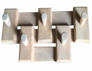 Saunový věšák na ručníky FLAMMIFERA, 5 věšáků