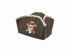 Klobouk do sauny FLAMMIFERA PIRATE, 28 x 17 cm, šedý