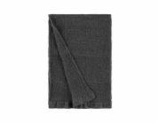 Osuška do sauny Rento Kenno, 180 x 90 cm, černá/šedá