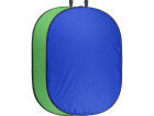 Walimex pro Falthintergrund 200x230cm grün/blau
